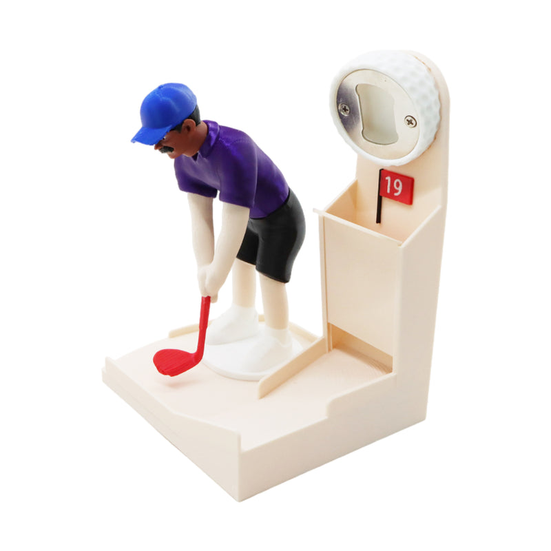 Trestrendy Golf Player Bottle Opener – Fun Kitchen & Bar Wall Decor